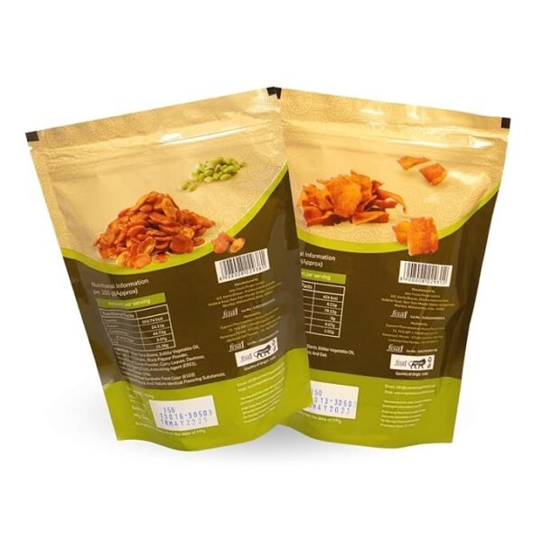 Supreem Super Foods Normalife® Gluten Free Indian Fava Beans + SOYA Chips (Chatpata Masala Snack) | Healthy Air Fried Snacks | Combo Pack of 2 (Each 100gms) | - Image 2