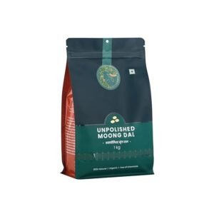 GirOrganic Premium Organic Unpolished Moong Dal Chilka (Green Gram Lentil Peeled) - 1 Kg | Rich In Protein | High In Nutrients | Gluten Free | No Additives | Gopal Ratna Award Winner 2023