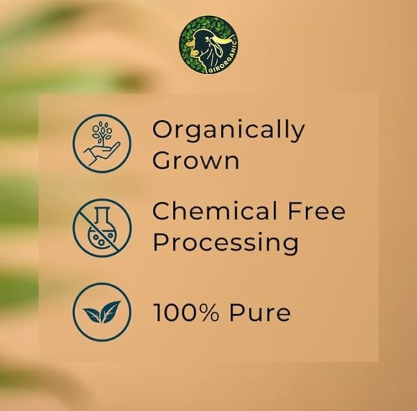 GirOrganic Premium Organic Unpolished Moong Dal Chilka (Green Gram Lentil Peeled) - 1 Kg | Rich In Protein | High In Nutrients | Gluten Free | No Additives | Gopal Ratna Award Winner 2023 - Image 3
