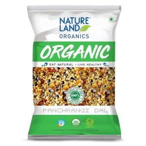 Natureland Organics Panchrangi Dal/Mix Dal 1 Kg - Organic Healthy Pulses