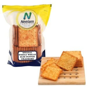 Neelam Foodland Special Whole Wheat Slim Pepper Crackers