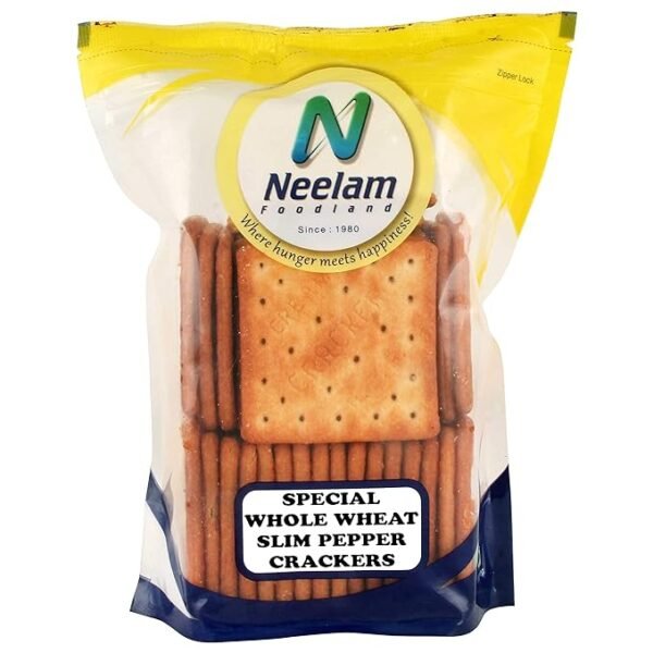 Neelam Foodland Special Whole Wheat Slim Pepper Crackers - Image 3