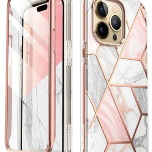 i-Blason Thermoplastic Polyurethane Cosmo Series Case For Iphone 13 Pro 6.1 Inch (2021 Release), Slim Full-Body Stylish Protective Case With Built-In Screen Protector Ocean, Blue